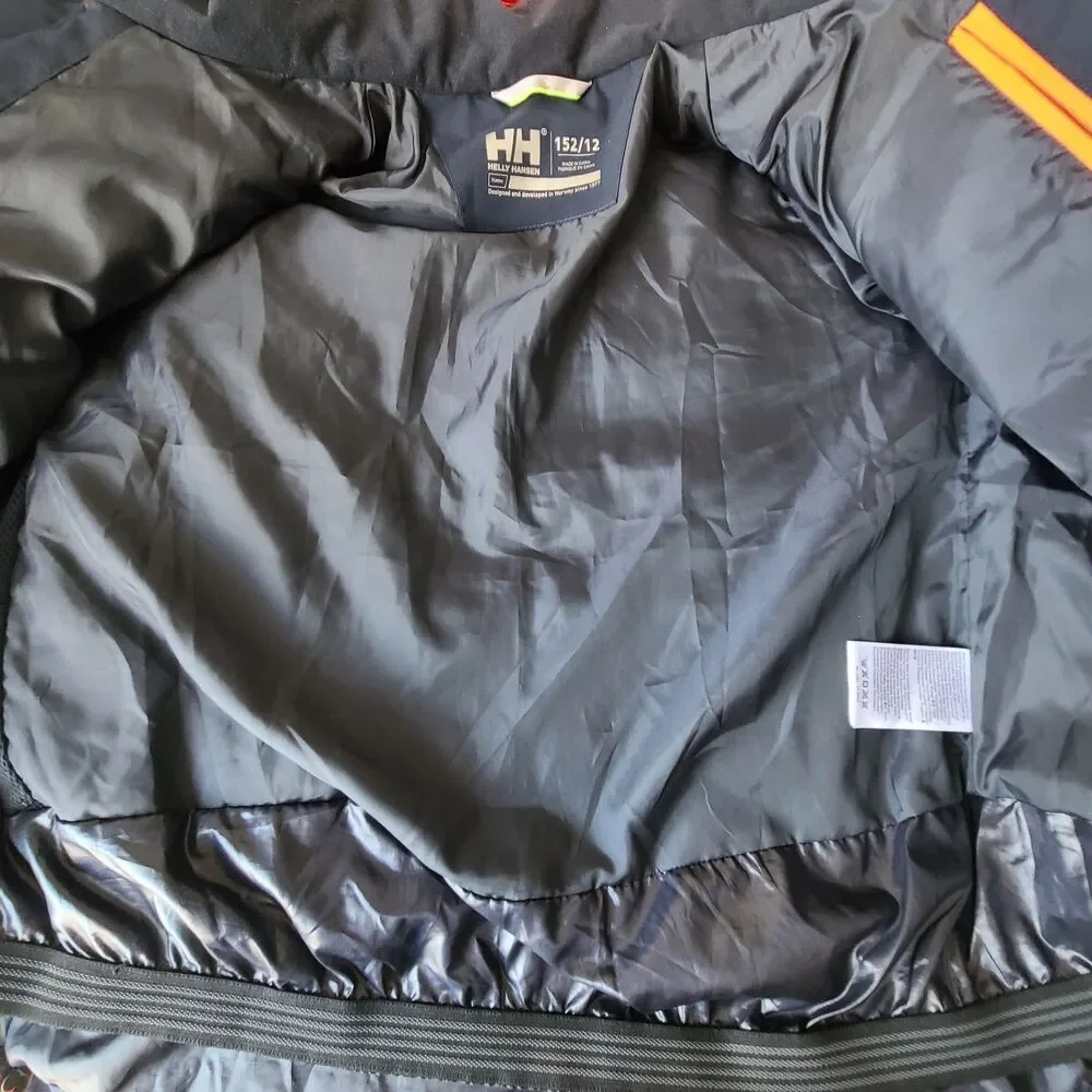 Helly Hansen Kids Ski Jacket Size 12 152 Insulated Waterproof Hooded Colorblock